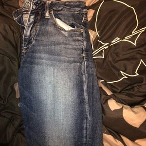 American eagle size 8 super super stretch jeans